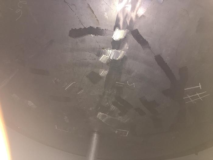 Used 6,800 GALLON VERTICAL PRESSURE TANK – T-316L S/S – 50 PSI/FV (#9716)