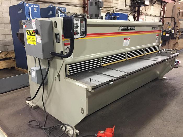 Used 1/4" X 10', ACCURSHEAR, 625010, HYDRAULIC SHEAR