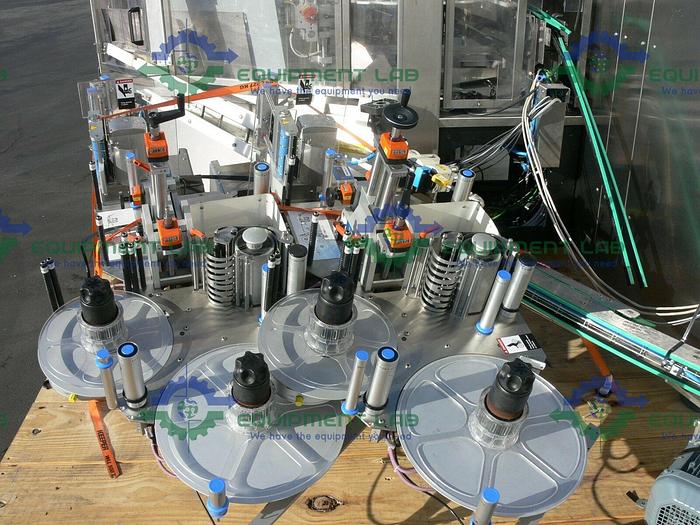 Used Gernep LABETTA 28-1056 Labeler w/ 2 Herma 400S, Markem-Imaje SmartLase C350L