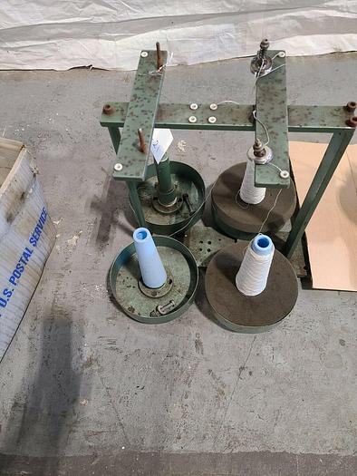 Used Quad Bobbin Holder for winding machine weave spiral