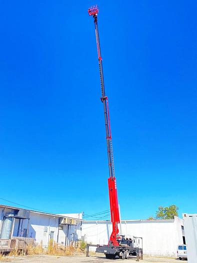 Used Elliott H110 Sign Crane on 2003 International 7400 Extended Cab Flatbed 6x4 Truck - M74468