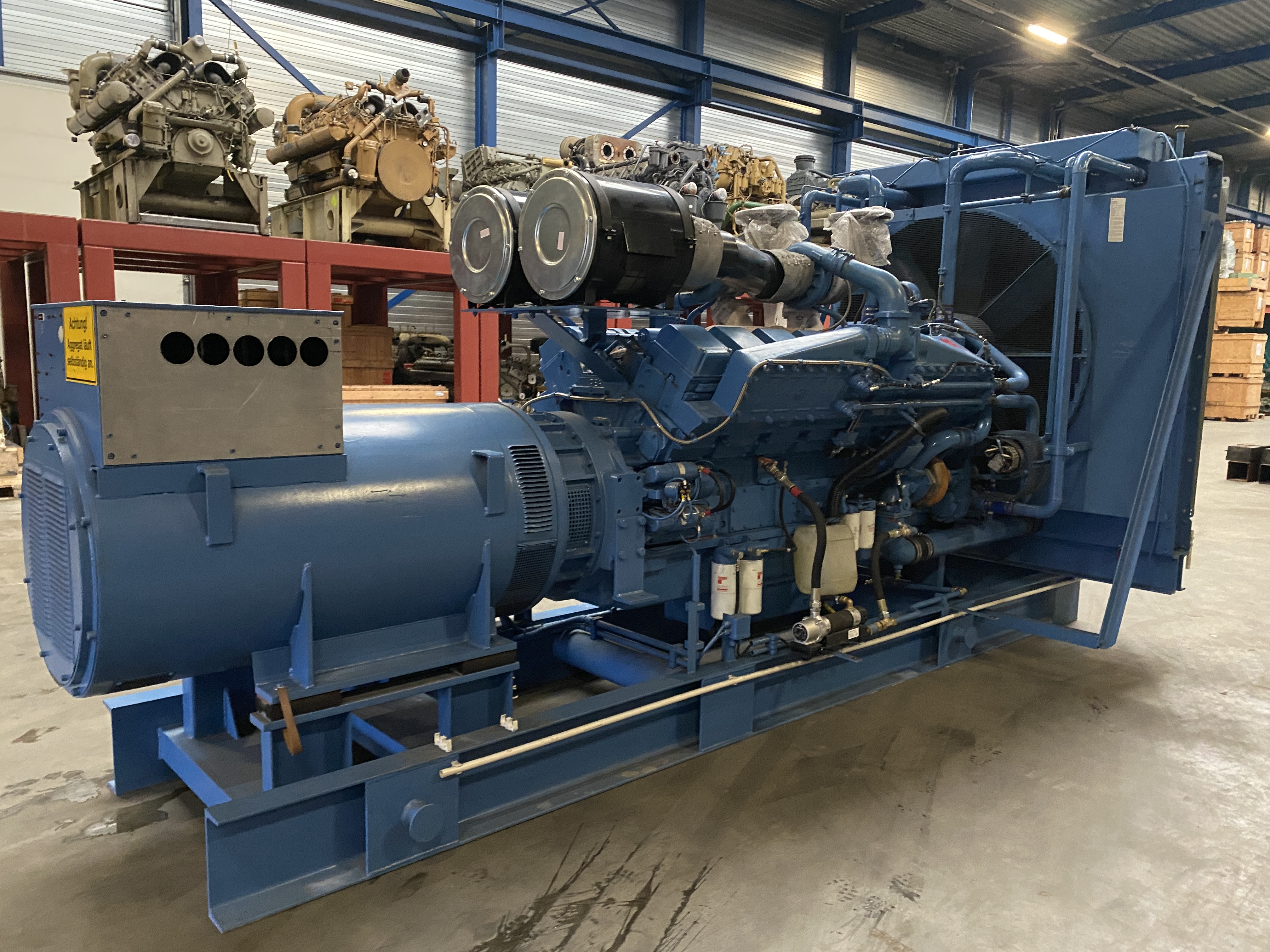 Used 1998 CUMMINS KTA50-G7 / MARELLI DIESEL GEN.SET 1300 KVA