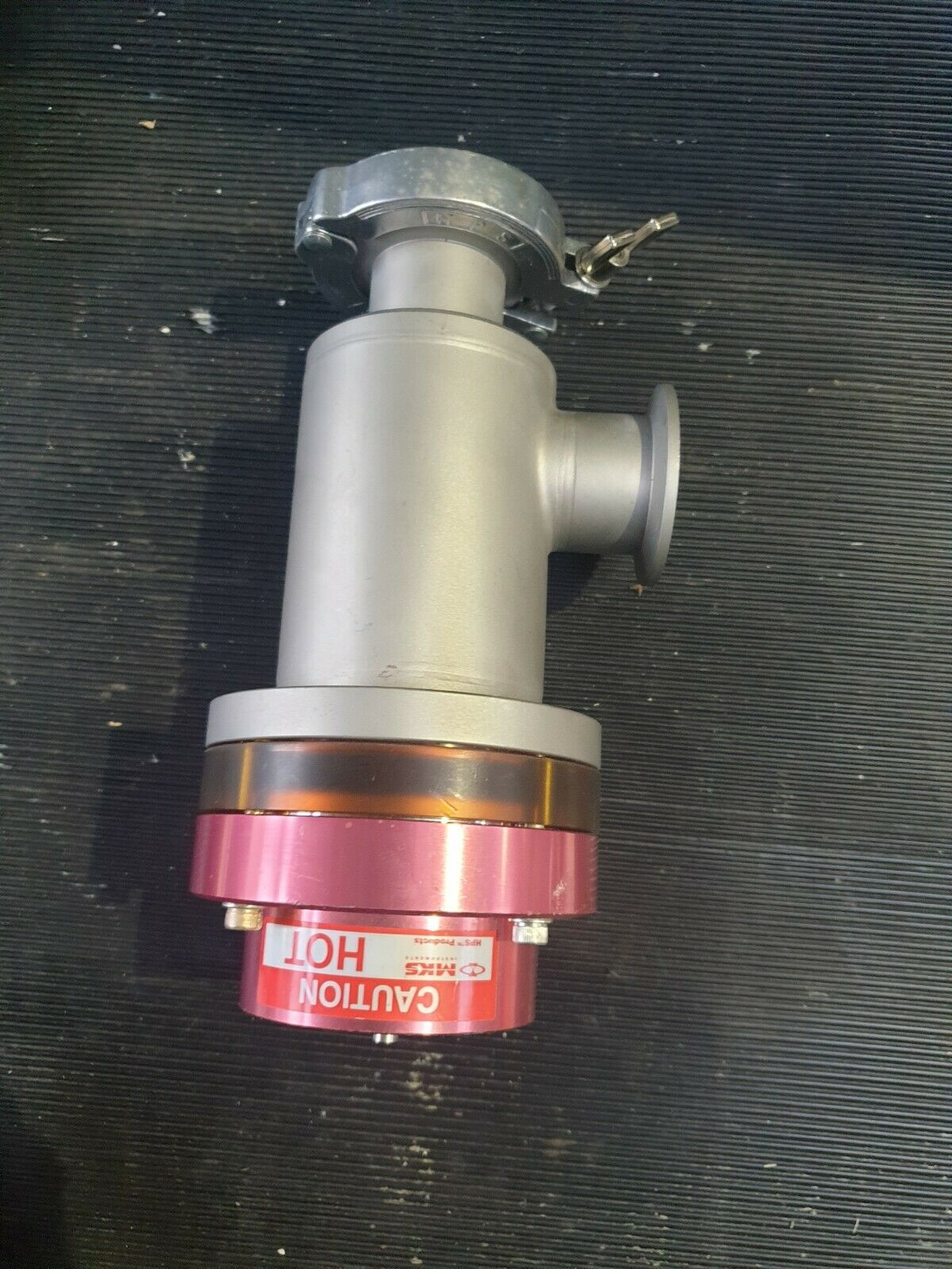 Used MKS INSTRUMENTS   99J1528 VACUUM ANGLE VALVE (rbd2.1b2)