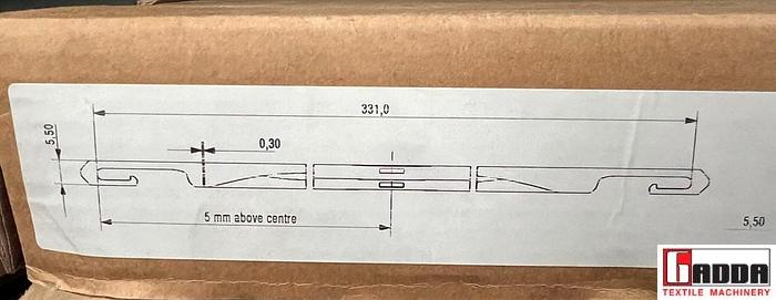 MAGLIE PER LICCI GROZ BECKERT EXTRA XL DUOMIX INOX #A 203