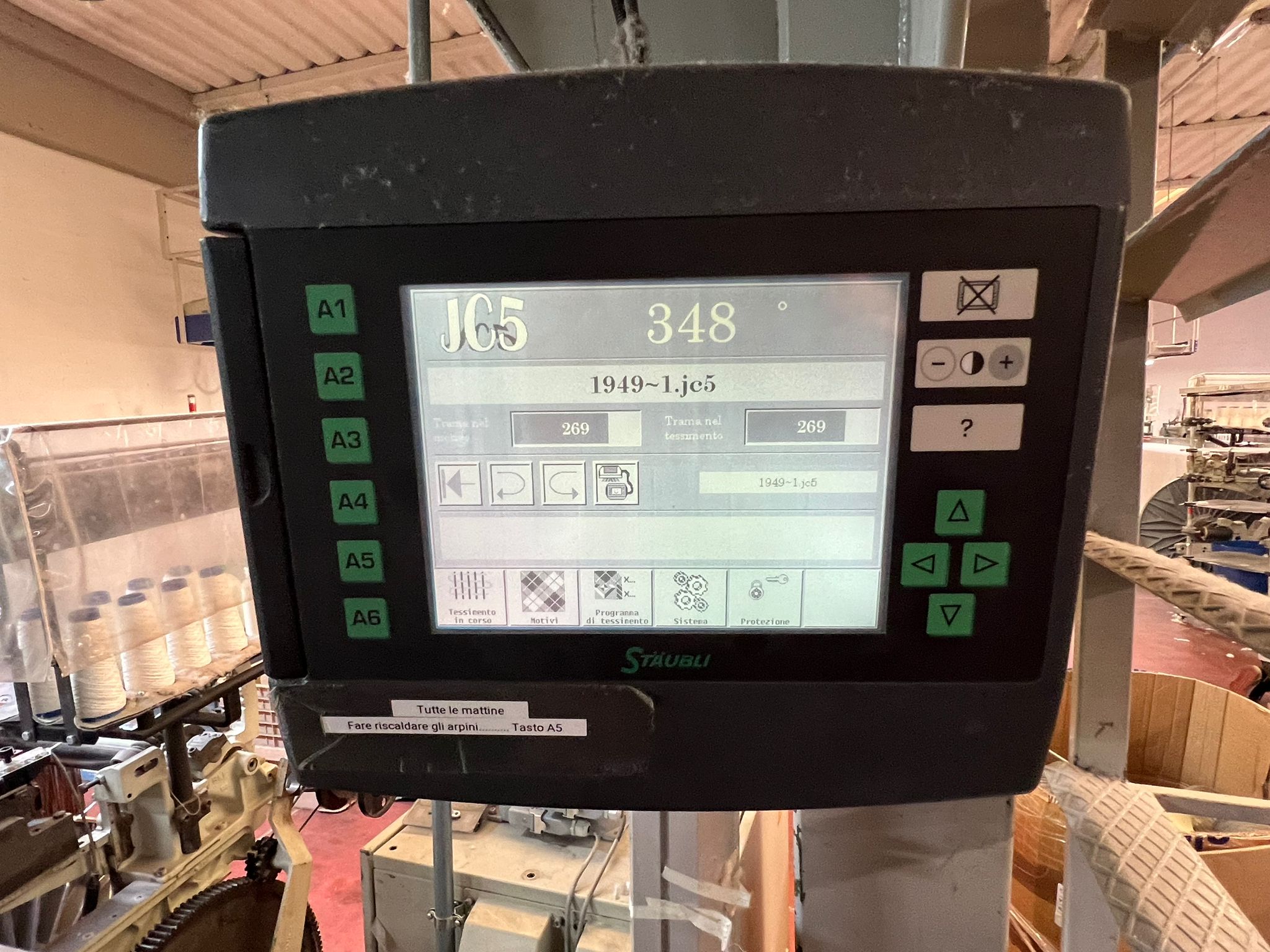 Used PICANOL GAMMAX 190 cm JACQUARD STAUBLI CX 880/2688 JC 5 #PI 230