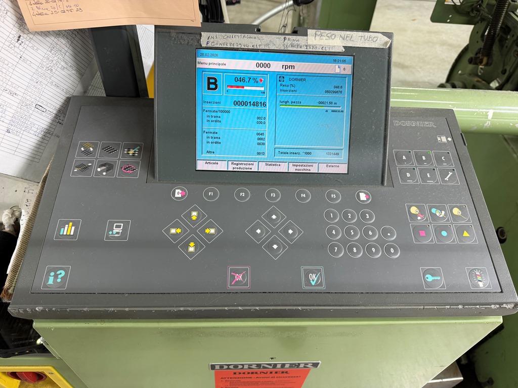 Usato DORNIER HTVS 190 cm PREDISPOSTO JACQUARD #DO 304