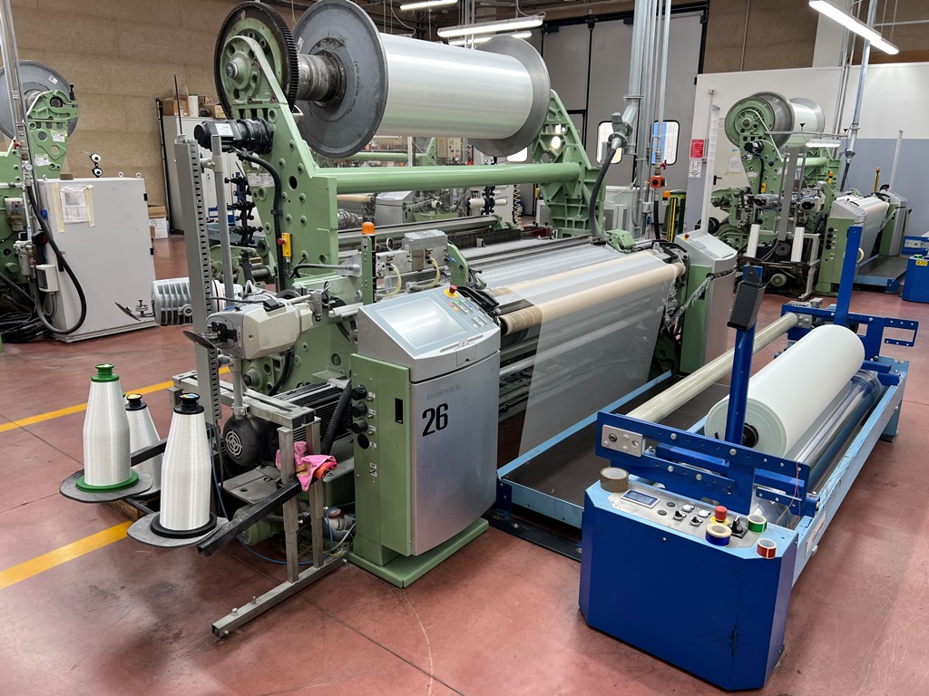 Usato DORNIER AWS EASYLENO 190 cm PER FIBRA DI VETRO #DO 288