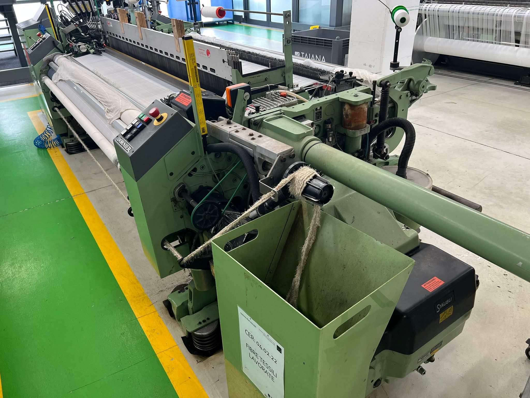 Usato DORNIER PTV 230 cm RATIERA STAUBLI #DO 297