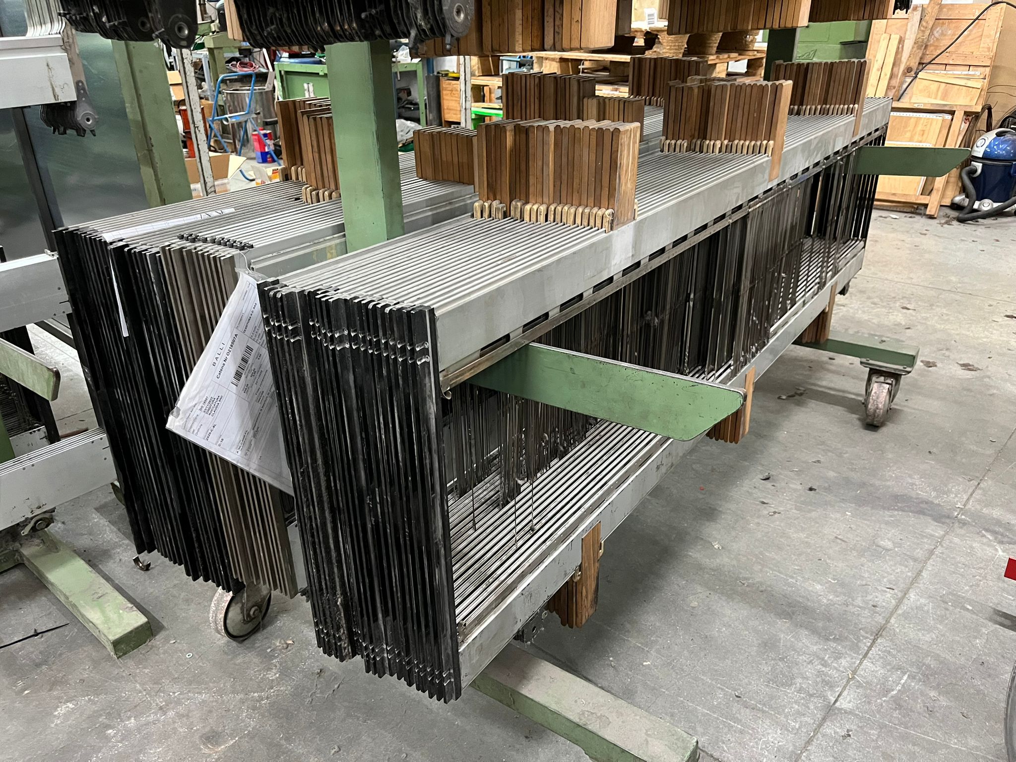 Used QUADRI LICCI PER TELAIO SOMET EXCEL ALTEZZA 210 cm (maglie 38 cm) #A 228