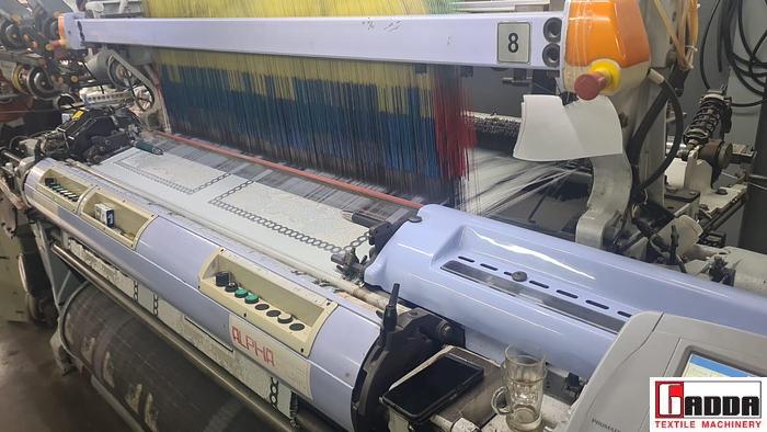 Used 10 SOMET ALPHA PGA JACQUARD STAUBLI 340 cm & 170 cm #S0 536