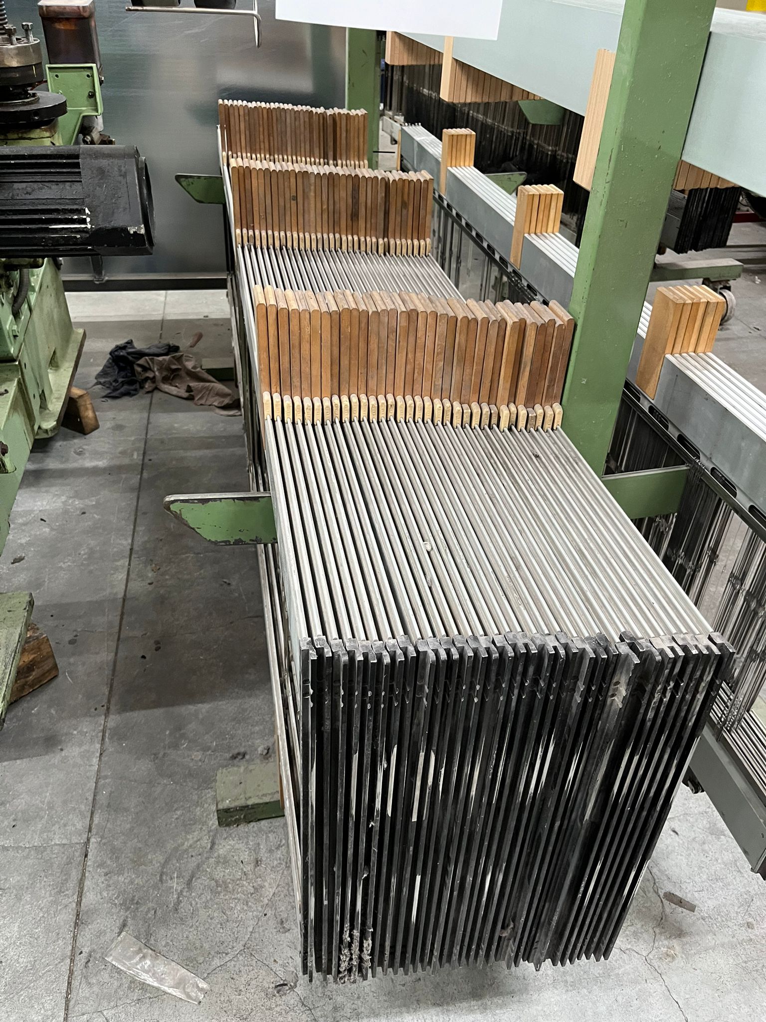 Used QUADRI LICCI PER TELAIO SOMET EXCEL ALTEZZA 210 cm (maglie 38 cm) #A 228