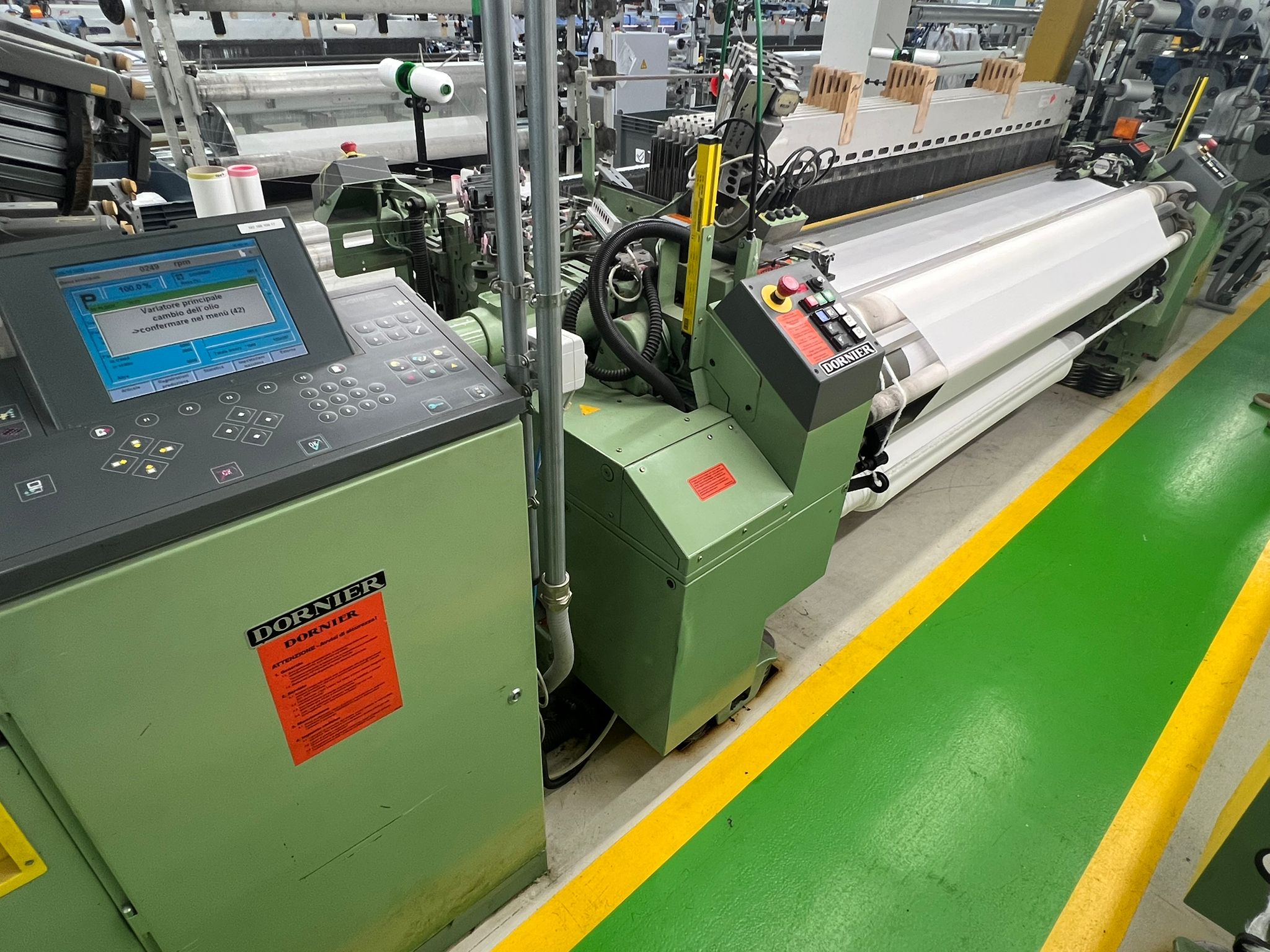 Usato DORNIER PTV 230 cm RATIERA STAUBLI #DO 297