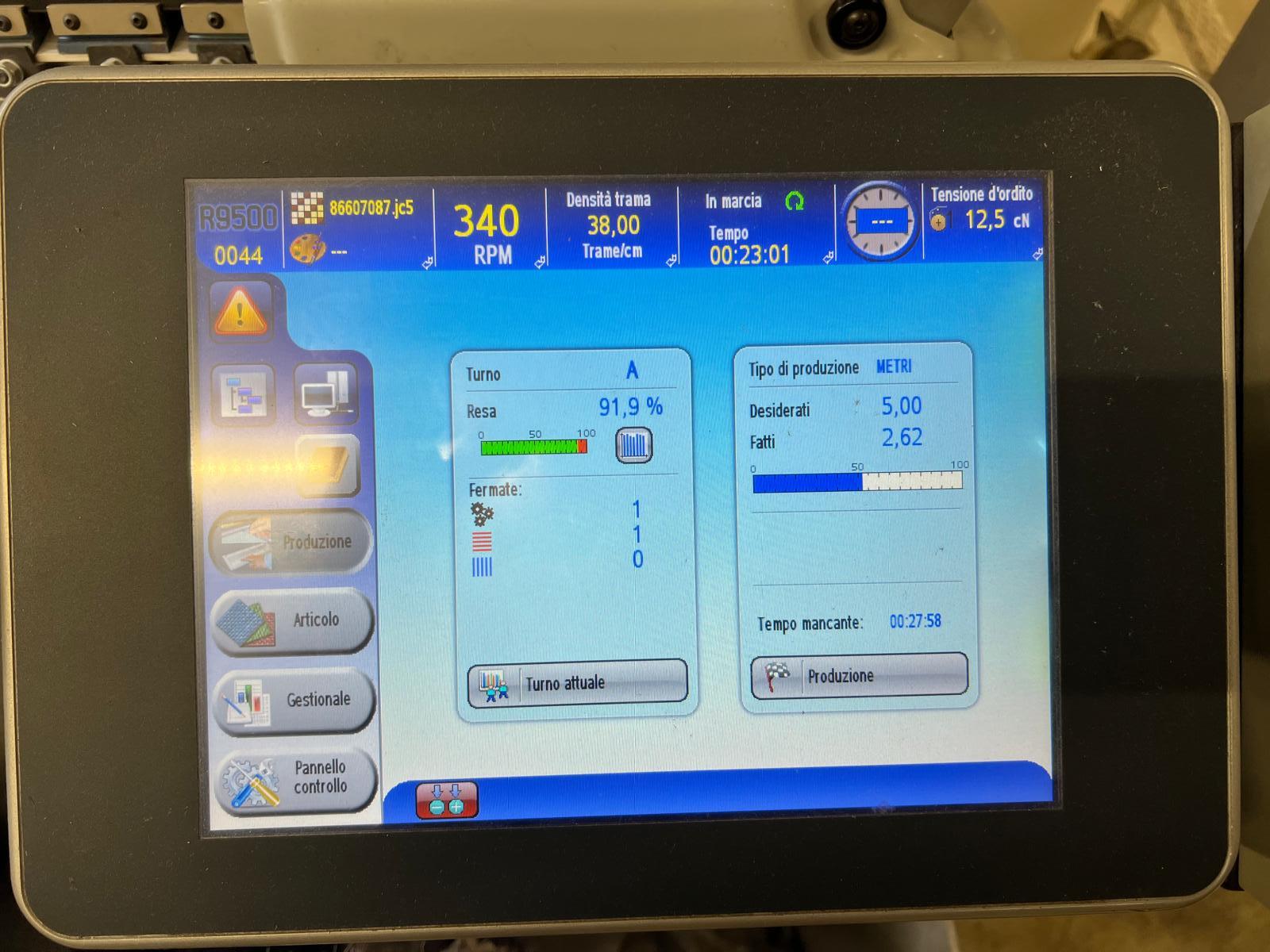 Usato ITEMA R9500 230 cm JACQUARD STAUBLI SX 2688 & LX 5120 #IT 118