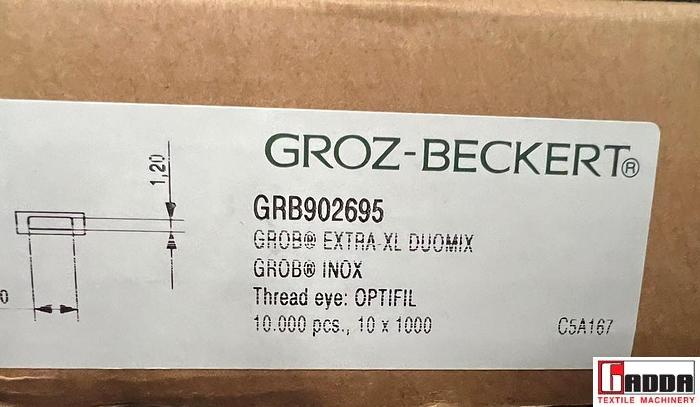 MAGLIE PER LICCI GROZ BECKERT EXTRA XL DUOMIX INOX #A 203