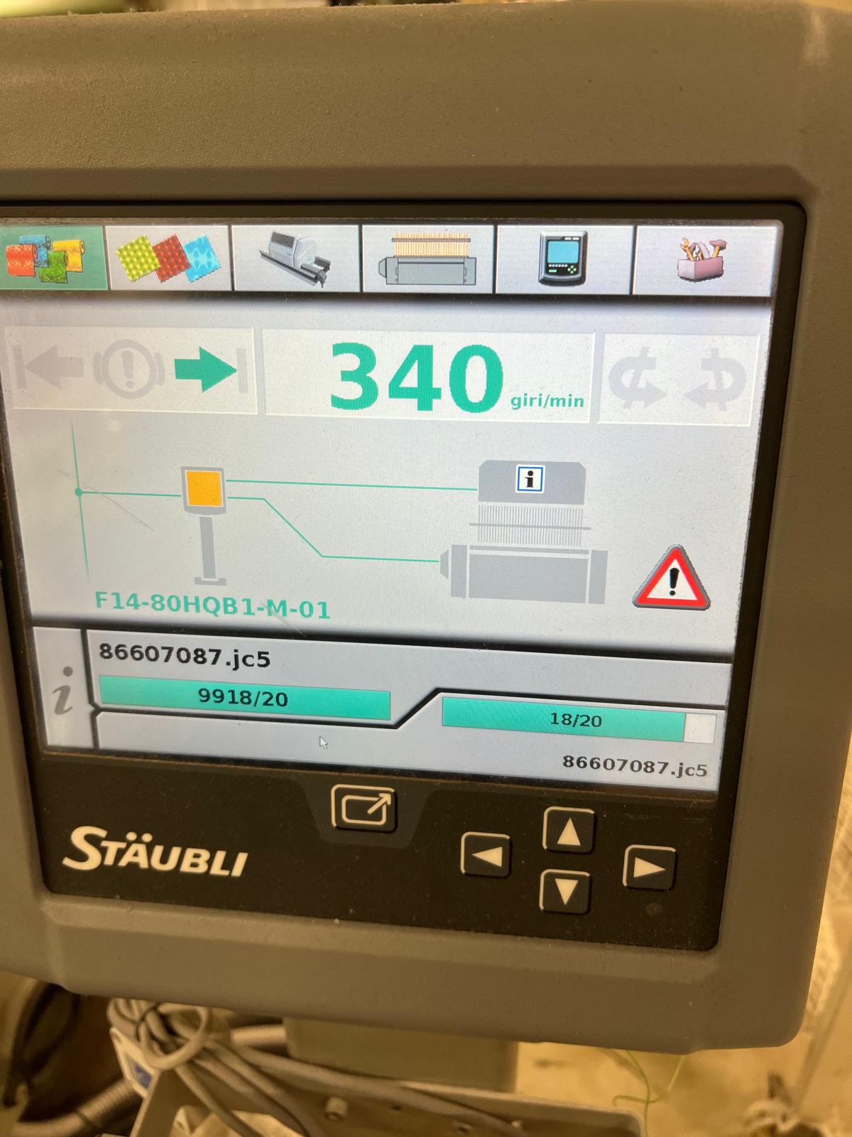 Usato ITEMA R9500 230 cm JACQUARD STAUBLI SX 2688 & LX 5120 #IT 118