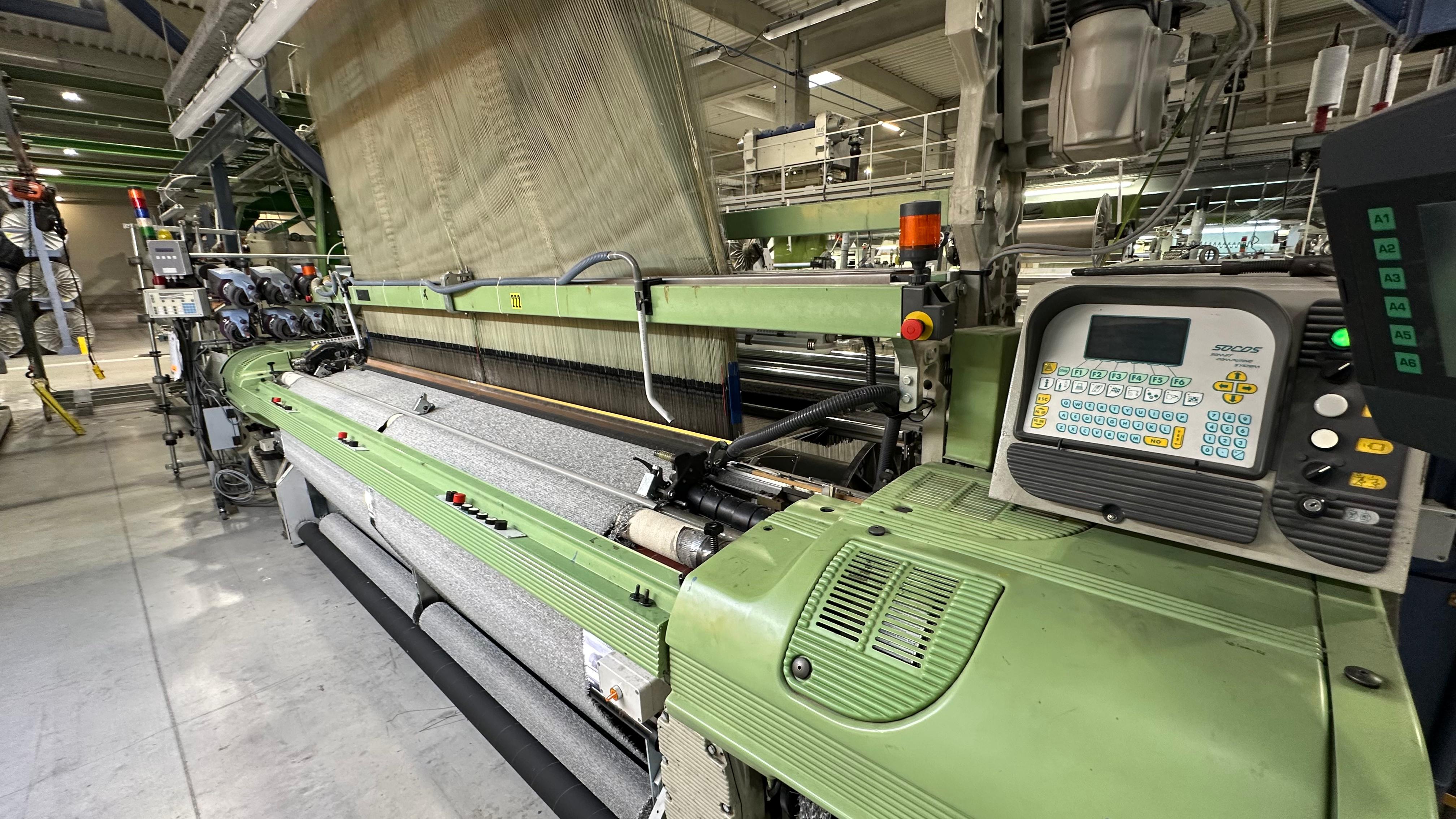 Used SOMET SUPER EXCEL 340 cm JACQUARD STAUBLI LX 3201/5120 JC5 #SO 551