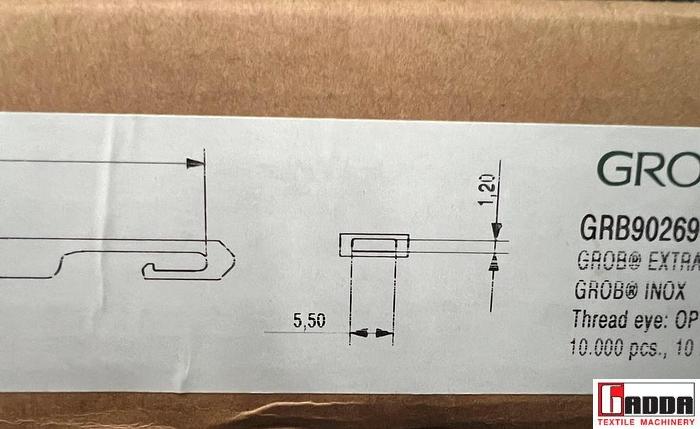 MAGLIE PER LICCI GROZ BECKERT EXTRA XL DUOMIX INOX #A 203