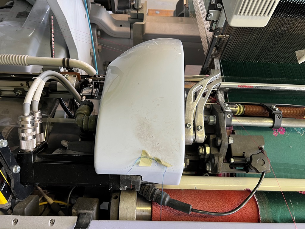 Used VAMATEX SILVER HS 190 cm JACQUARD STAUBLI LX 1602/10244 #TC 168-A