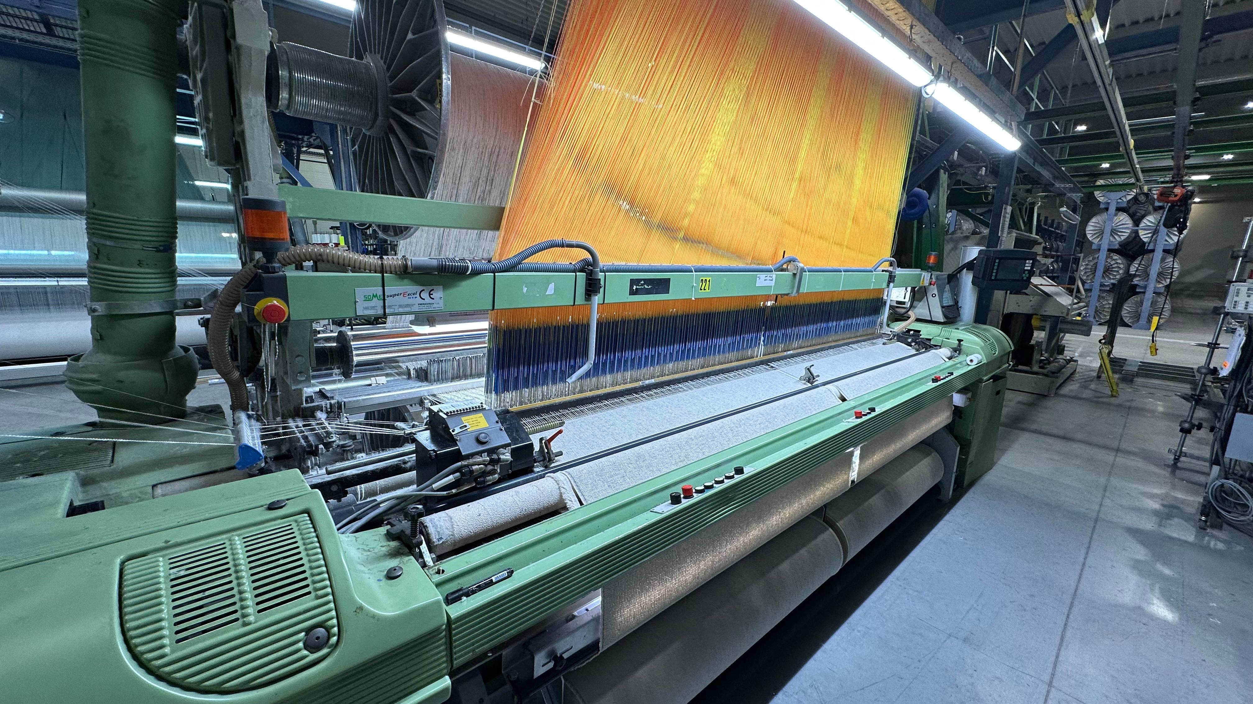Used SOMET SUPER EXCEL 340 cm JACQUARD STAUBLI LX 3201/5120 JC5 #SO 551