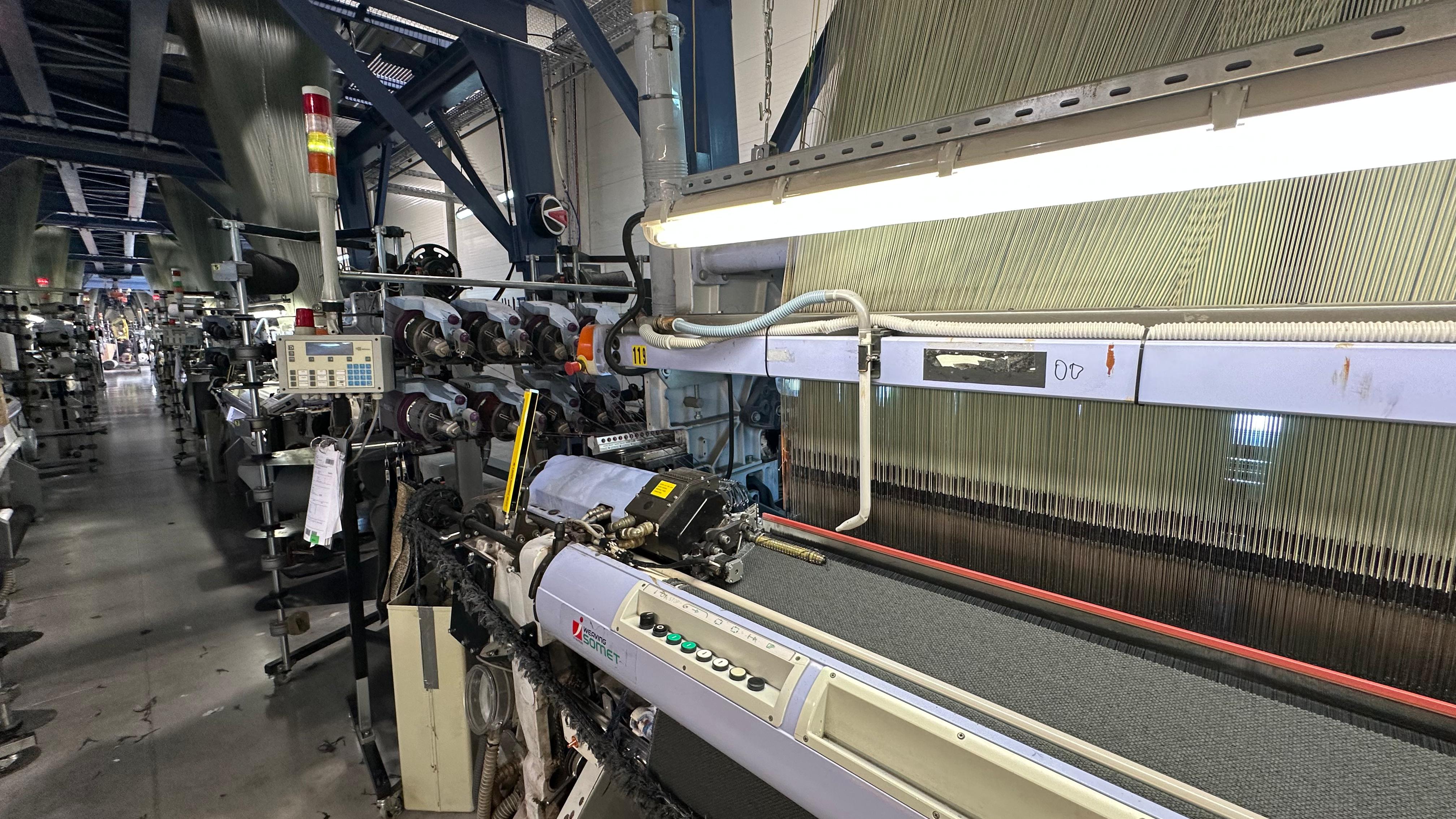 Used SOMET ALPHA PGA 340 CM JACQUARD STAUBLI LX 3202/6144 JC6 #SO 550