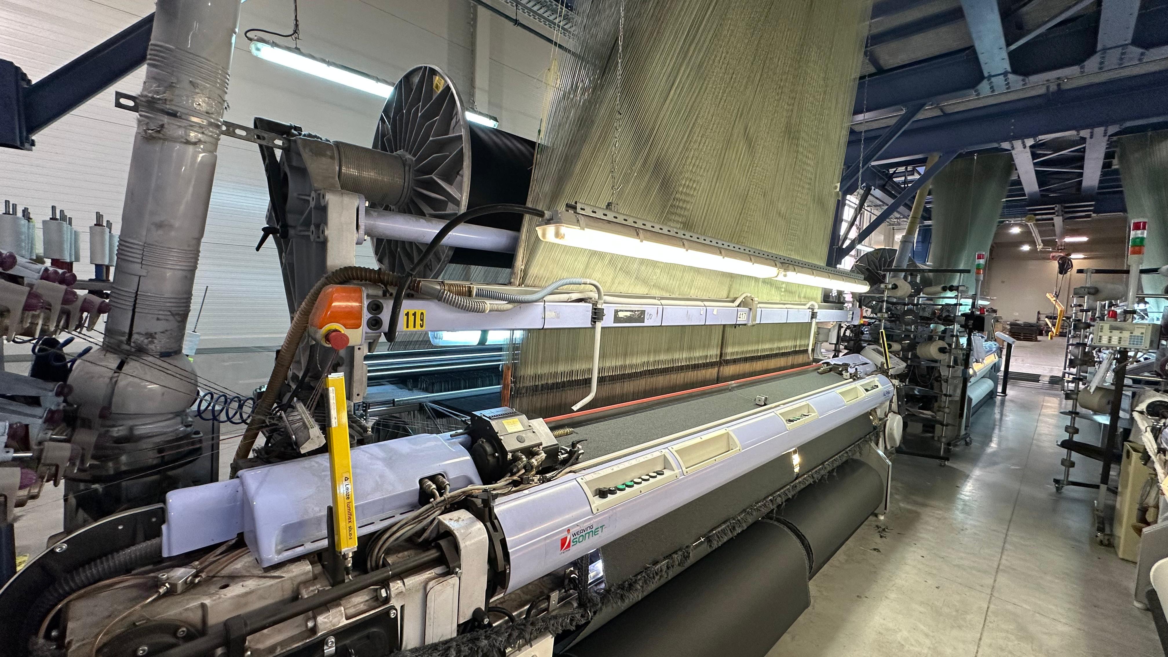 Used SOMET ALPHA PGA 340 CM JACQUARD STAUBLI LX 3202/6144 JC6 #SO 550