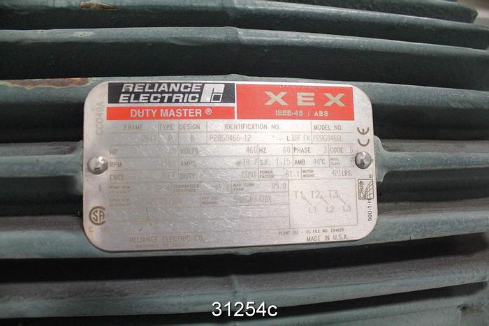 Unused Reliance P28G0466L 15 Hp Ac-Motor, #31254