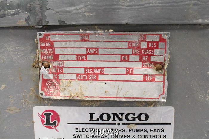 Refurbished General Electric 400 HP Ac-Motor #31005