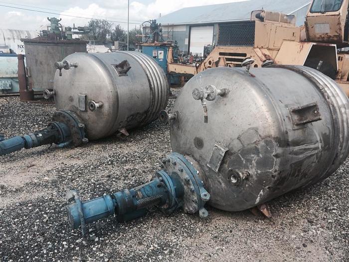 Used Nolte approximately 500 gallon stainless steel reactor