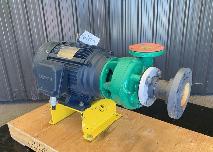 Used USED CENTRIFUGAL PUMP, 3" X 2.5", CARBON STEEL