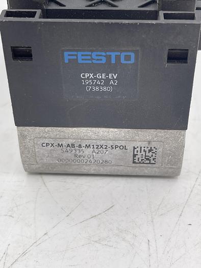 Used Festo CPX-GE-EV CPX-M-AB-8-M12X12-5P0C