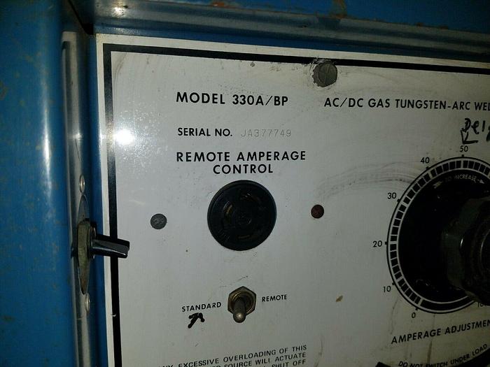 Used Miller Syncrowave 330/BP Tig Welder