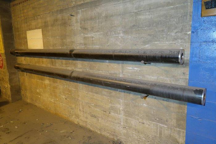 Used 168" AUTOMATIC HANDLING PIRANHA SEMI-AUTOMATIC CORE CUTTER 3" AND 8" SHAFTS - PENDING SALE