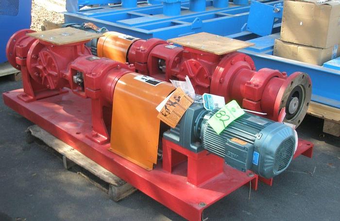 Unused Pump, Moyno, 10 HP, 8", C/st, Progressive Cavity, Roper, (2) #A743440