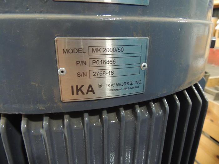 Used UNUSED IKA WORKS MK 2000/50 COLLOID MILL – 150 HP (#9718)