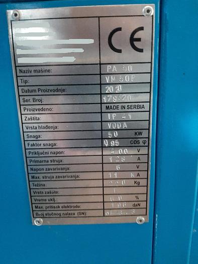 Used 2020 Spot Point welder SERBIA VM 50P