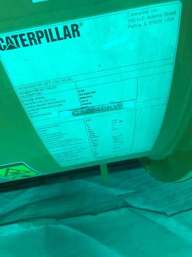 Caterpillar generators Marine Tier II with class certificates