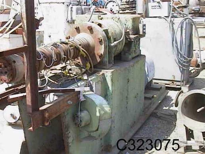 Used Extruder, Sterling, 3-1/2", 21:1 L/d, Plastic, 50 HP, #C323075