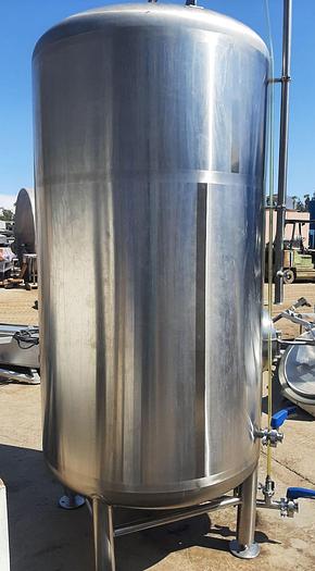 Used Tank, 465 Gallon, S/st, DT/DB, 15 BBL Brite Tank #S744755