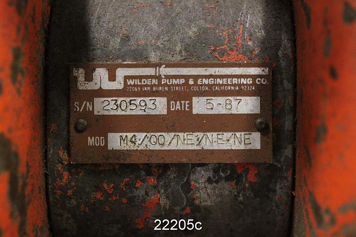 Used Wilden 1x2 M4 Diaphragm Pump #22205