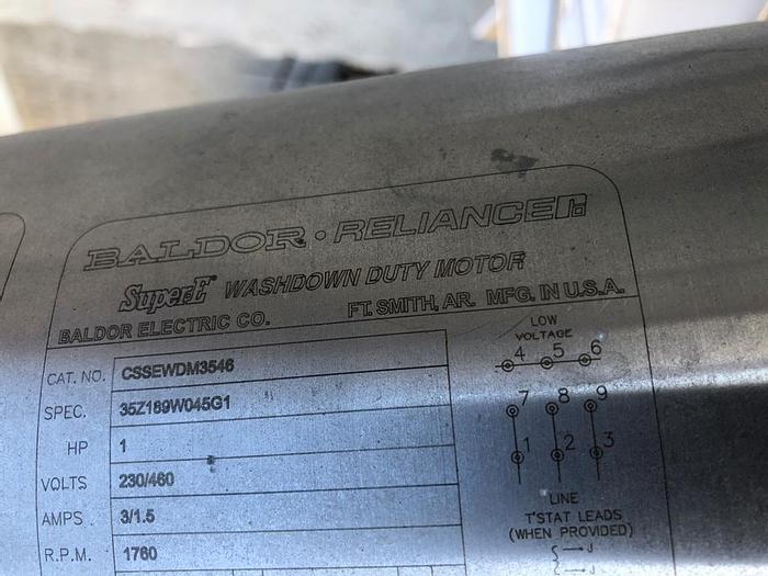 Unused Conveyor, Belt, 24" x 16', Incline, S/st, 1 HP #S743796