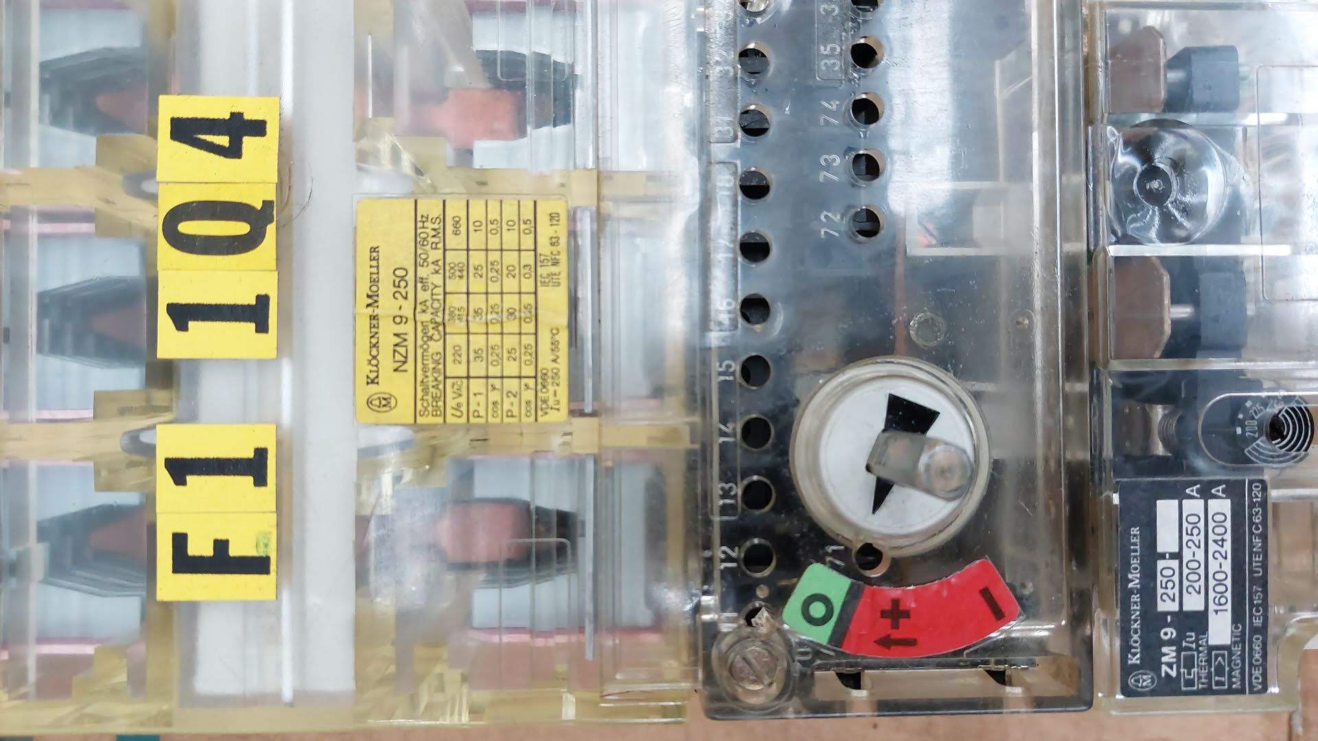 Used Klockner moeller Klöckner Möller NZM 9 250 ZM9 250A