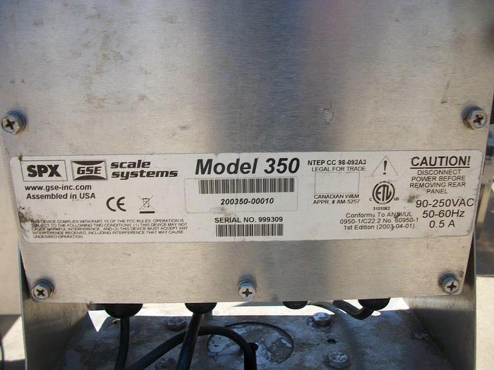 Used Scale, Platform, 24" x 32", SPX, Mdl 350, 500 Lbs #S741321