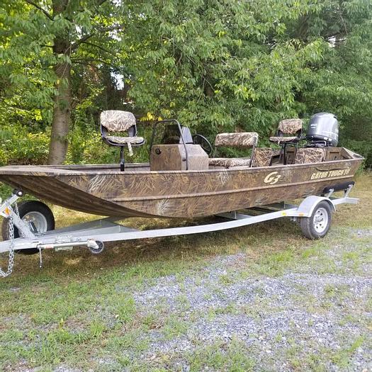 New 2021 G3 18 CCJ Jet Tunnel Hull (Mossy Oak Shadow Grass) ~ SOLD