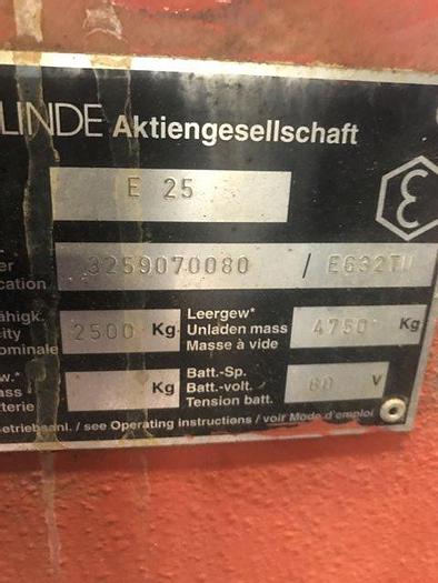 Usato Muletto elettrico Linde E25
