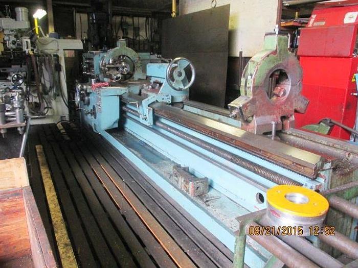 Used TOS 24" x 130" Manual Engine Lathe