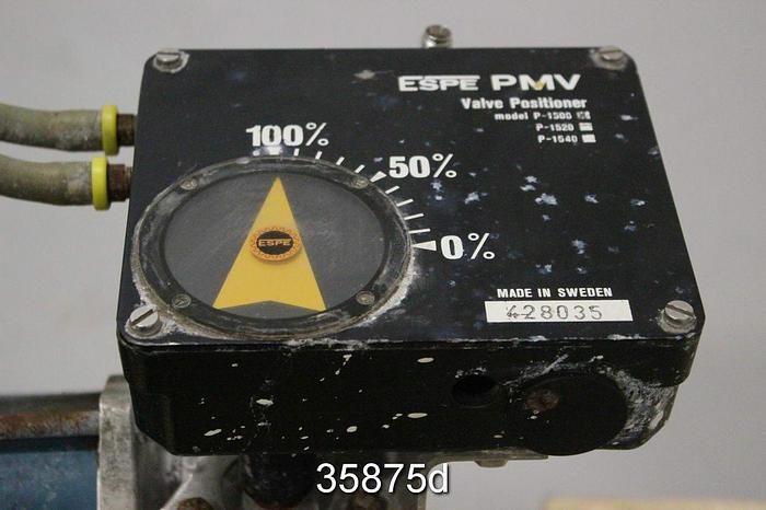 Used Jamesbury 2" Air Operated Ball Control Valve, 5150-31-3600 TT #35875