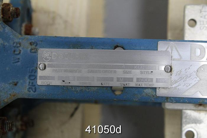 Used Dezurik 4" Air Operated Knife Gate Valve #41050