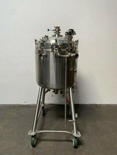 Used Walker 250 Liter Stainless Steel Jacketed Reactor 45 PSI -  No Mixer