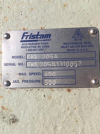 Used Fristam 4" Positive Displacement Pump Head FKL 205