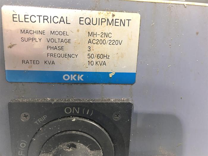 Used 2001 OKK MH-2NCP Plain Horizontal CNC Mill